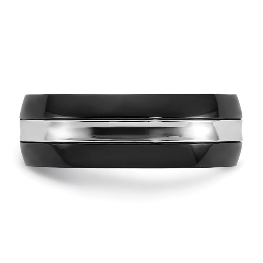 Chisel Cobalt Polished Black Ip-Plated 8mm Band - image 3